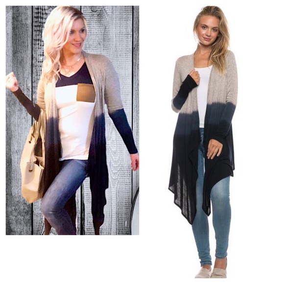 Sweaters - Glam Knit Tie Dye Ombré Cardigan Sweaters - Glam Knit Tie Dye Ombré Cardigan